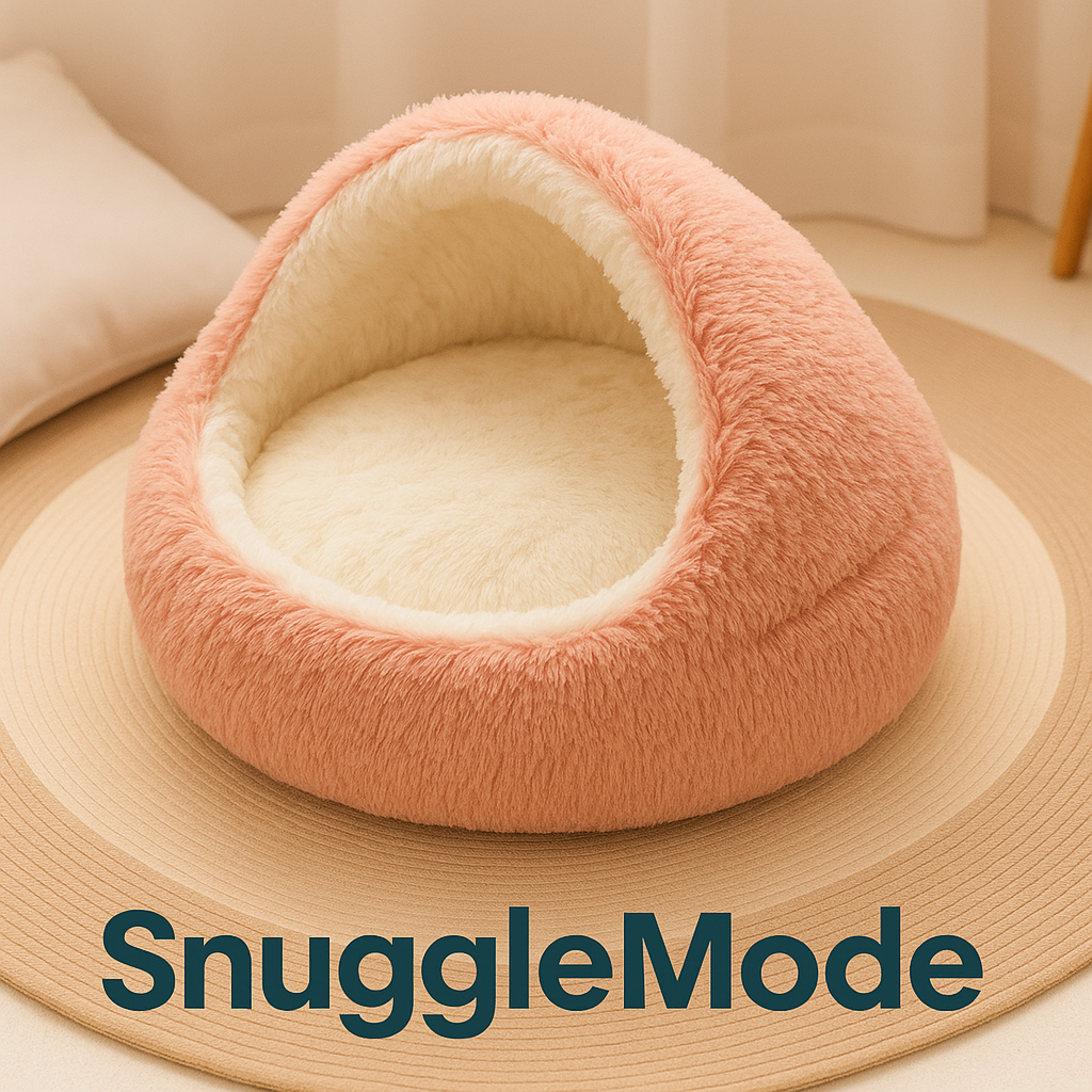 SnuggleMode™ Cozy Plush Pet Bed – Winter Warmth for Cats & Small Dogs