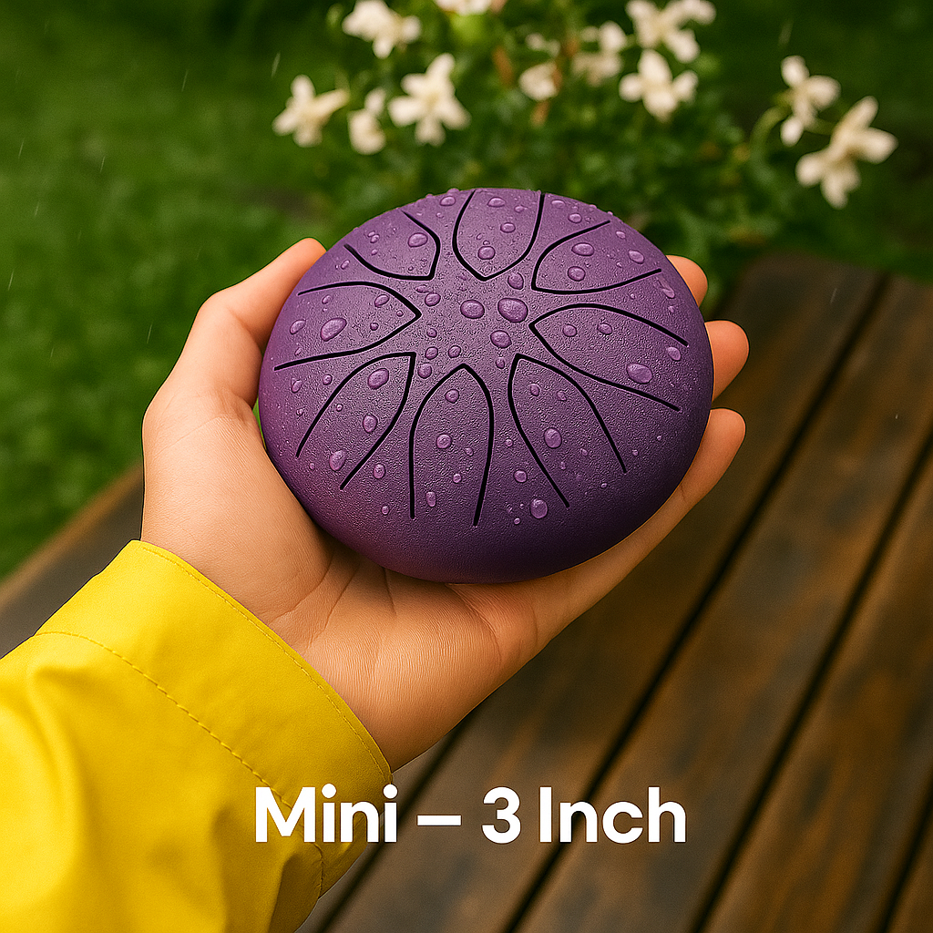 Chakra Drum 3 Inch 6 Tone – Mini Serenity Drum