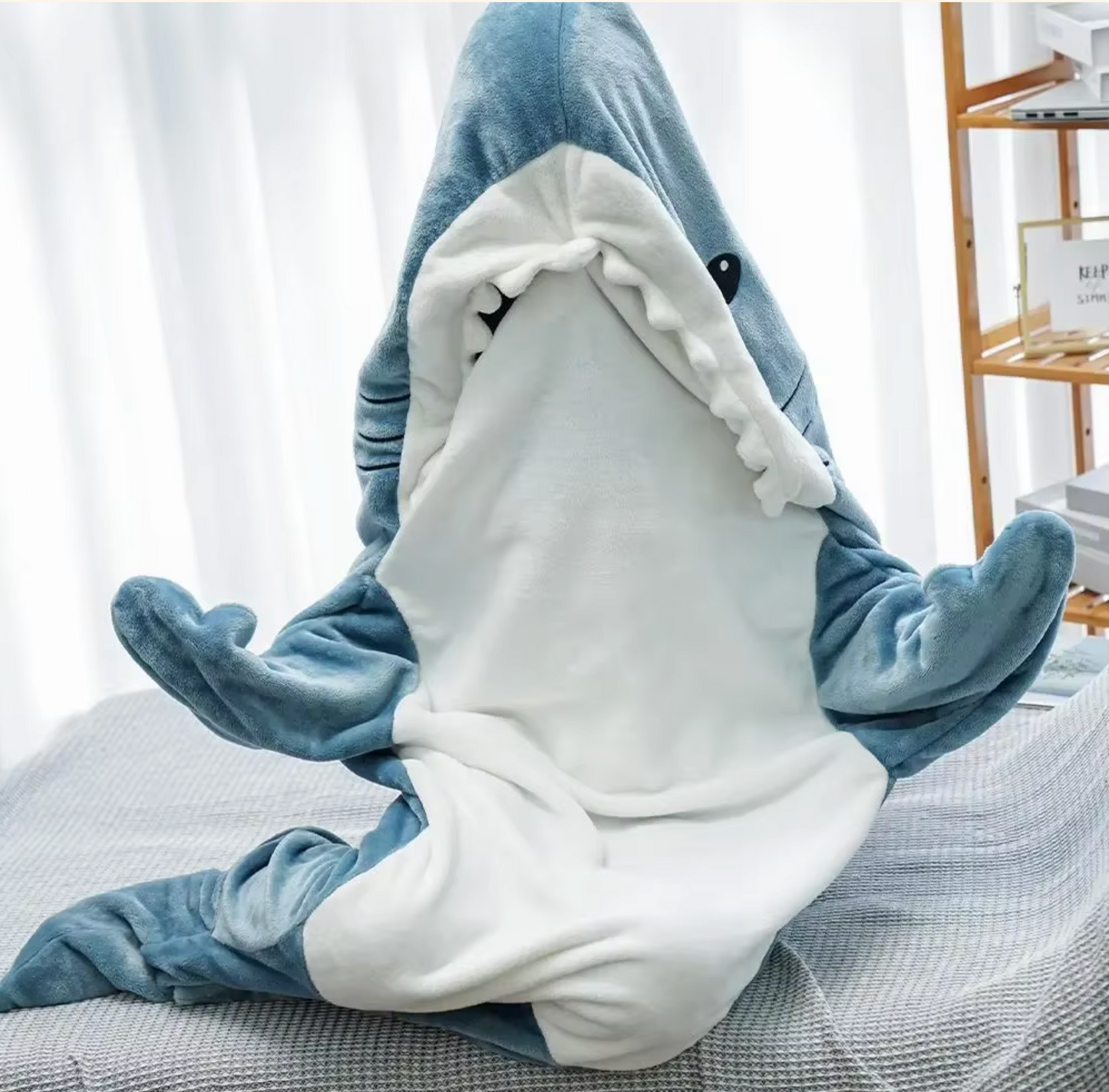 Dive Into Comfort: The Shark Blanket Pajama