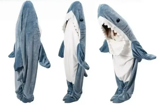 Dive Into Comfort: The Shark Blanket Pajama