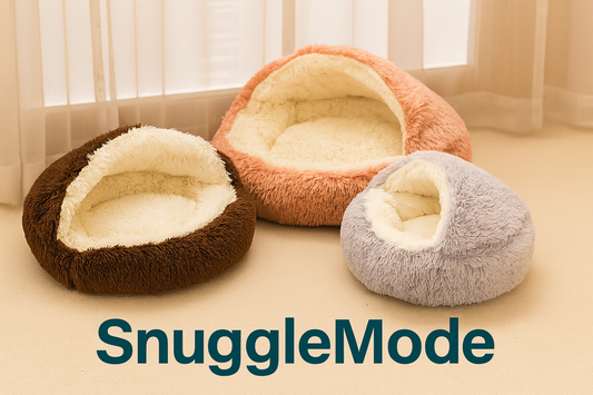 SnuggleMode™ Cozy Plush Pet Bed – Winter Warmth for Cats & Small Dogs
