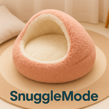 SnuggleMode™ Cozy Plush Pet Bed – Winter Warmth for Cats & Small Dogs